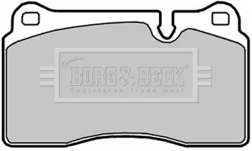 Тормозные колодки дисковые BORG&BECK BBP2017