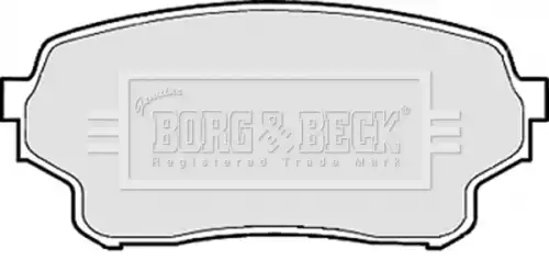 Тормозные колодки дисковые BORG&BECK BBP1953