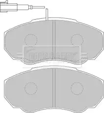 Тормозные колодки дисковые BORG&BECK BBP1736