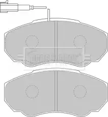 Тормозные колодки дисковые BORG&BECK BBP1736