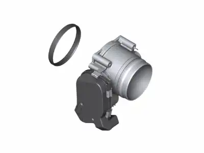 Корпус дроссельной заслонки ! \BMW 1' E81, E82, E87 LCI, E88, 3' E90, E91, E92, E93, 5' 13 54 7 556 118