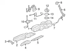 Элемент системы питания LR014997 LAND ROVER