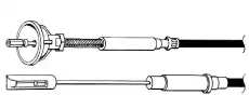Трос сцепления CEF VW01121