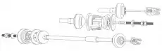 Трос сцепления CEF PU01125