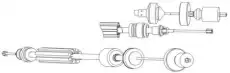 Трос сцепления CEF RT01181