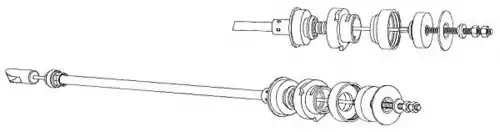 Трос сцепления CEF CT01141