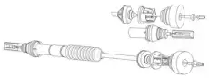 Трос сцепления CEF PU01153
