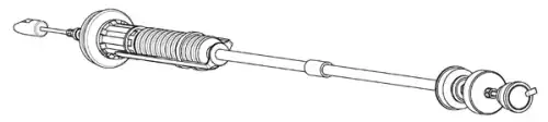 Трос сцепления CEF PU01147