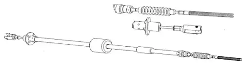 Трос сцепления CEF CT01127