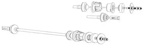 Трос сцепления CEF CT01148
