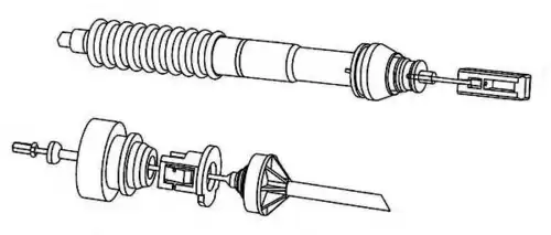 Трос сцепления CEF CT01158