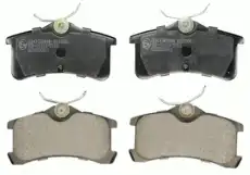 Тормозные колодки дисковые задняя ось DENCKERMANN B110936