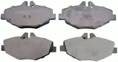 Тормозные колодки дисковые передняя ось DENCKERMANN B110452