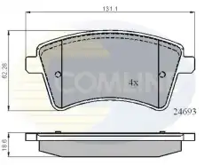 Тормозные колодки дисковые COMLINE CBP01707