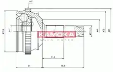 Шрус KAMOKA 6336
