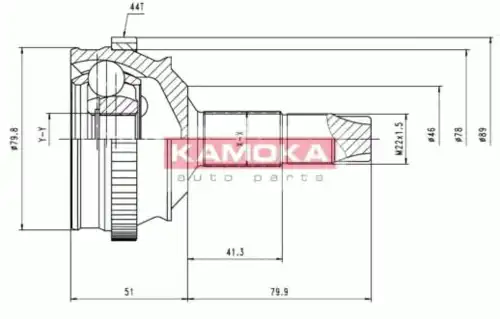 Шрус KAMOKA 6336
