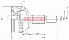 ШРУС 6712 KAMOKA