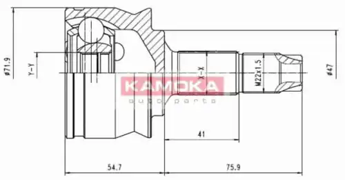 FIAT PANDA 2003>, КИТАЙ 6259 KAMOKA
