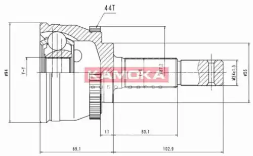 Шрус KAMOKA 6539