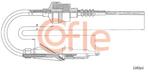 Трос сцепления COFLE 1282.P1