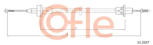 Трос сцепления COFLE 11.2327