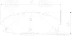 Тормозные колодки дисковые TRIALLI PF 2481