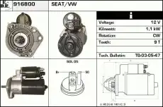 Стартер EDR 916800