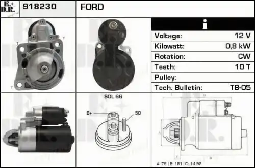 Стартер EDR 918230