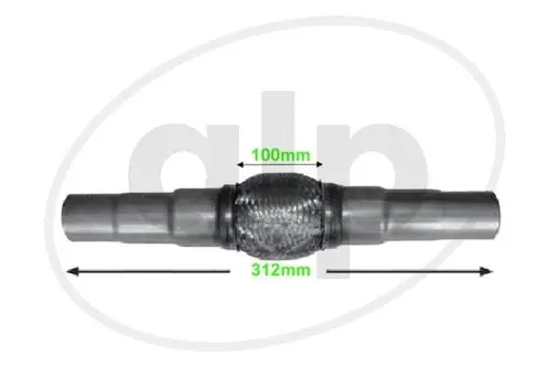 гофра глушителя \ ALP-000655 ALP