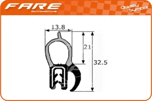 Уплотнение двери ! \ PF024 FARE