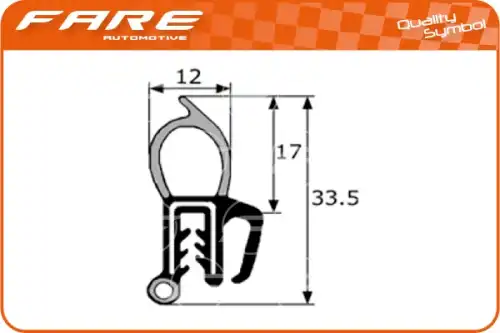 Уплотнение двери ! \ PF022 FARE
