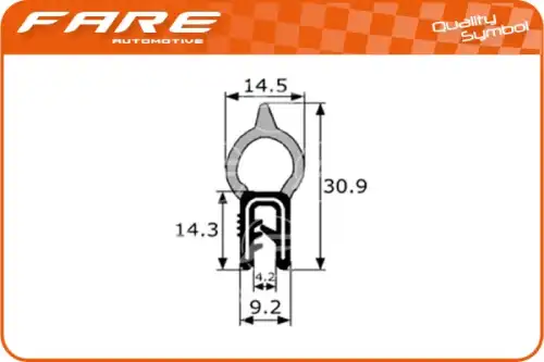 Уплотнение двери ! \ PF020 FARE
