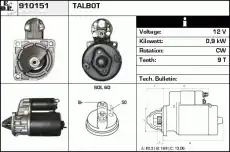 Стартер EDR 910151