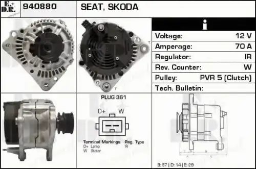 Генератор EDR 940880