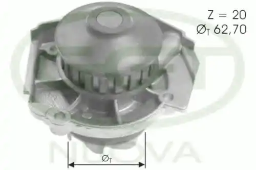помпа Fiat PA10048 GGT