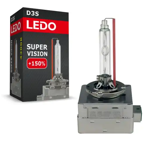 Лампа D3S 4300К LEDO Super Vision +150% 42302LSV