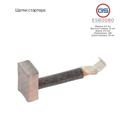 ESB0080 Щетки стартера GS