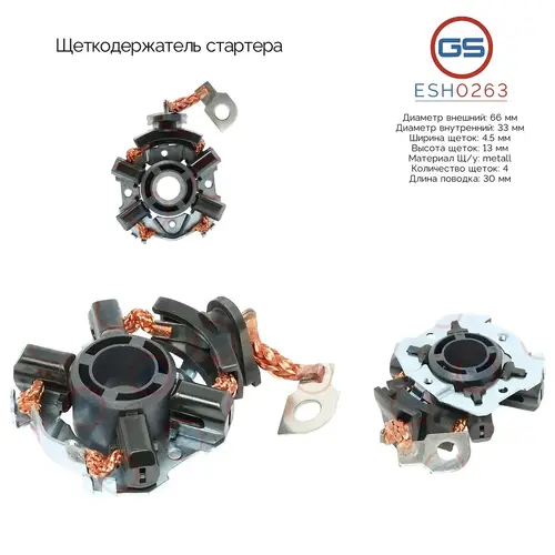 ESH0263 Щеткодержатель стартера GS