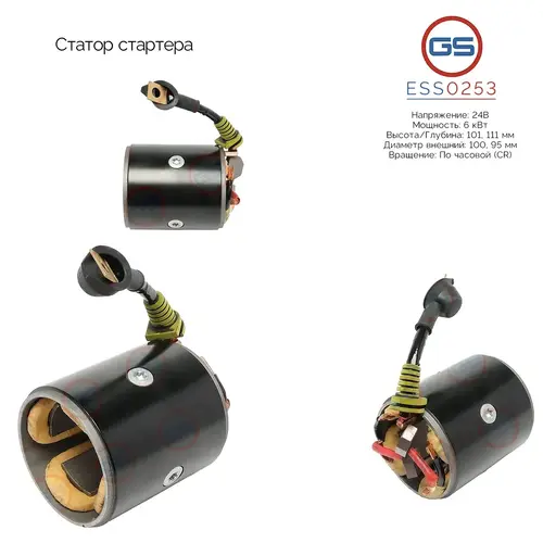 ESS0253 Статор стартера GS
