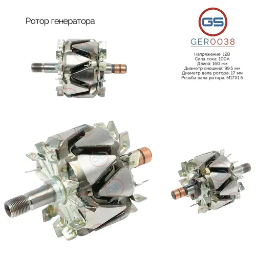GER0038 Ротор генератора GS