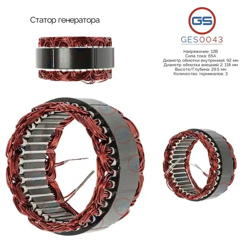 GES0043 Статор генератора GS
