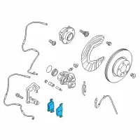 Тормозные колодки дисковые BMW 34 10 6 859 182