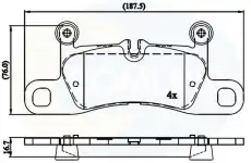 Тормозные колодки дисковые COMLINE CBP06048
