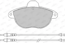 колодки дисковые торм. перед. Citr FD6647N NECTO