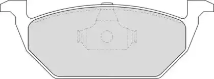 колодки дисковые торм. перед. Audi DBP391094 DURON