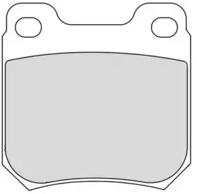 колодки дисковые торм. задн. Opel DBP251117 DURON