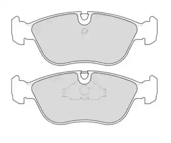 колодки дисковые торм. перед. Volv DBP381285 DURON