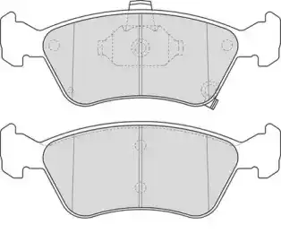 колодки дисковые торм. перед. Toyo DBP371321 DURON