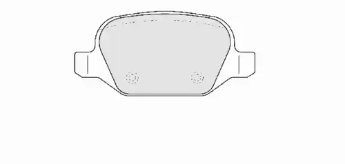 колодки дисковые торм. задн. AR FD6811N NECTO