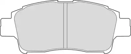 колодки дисковые торм. перед. Toyo DBP371368 DURON